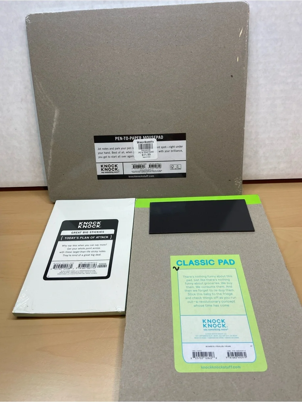 Knock Knock Green & Blue My Awesome Week Planner + Green Checklist Pads